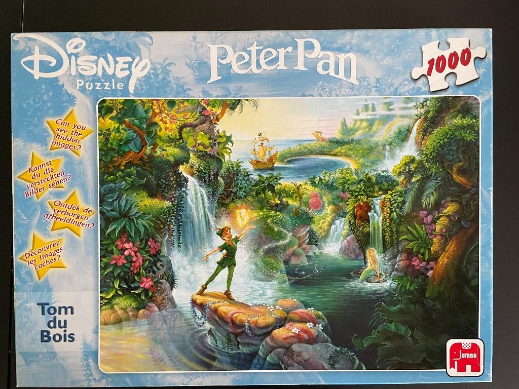 puzzel Peter Pan, Ophalen, 500 t/m 1500 stukjes, Gebruikt, Legpuzzel