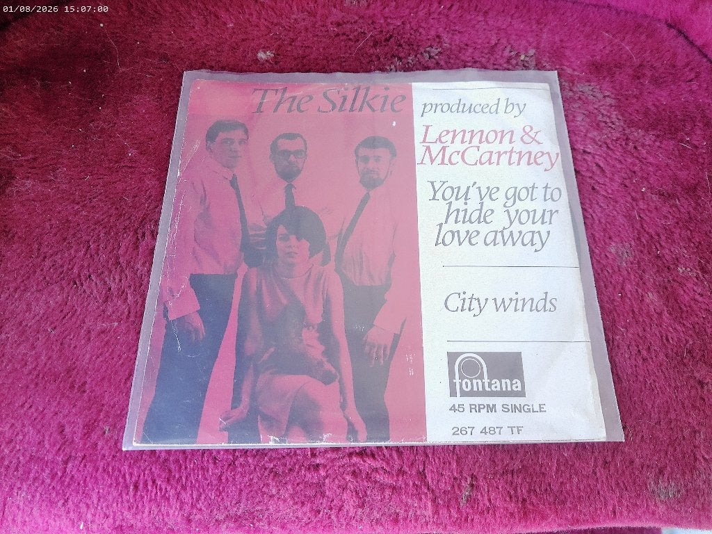 The Silkie - You've got to hide your love away ( Beatles ), Gebruikt, Fotohoes, 7 inch, Ophalen of Verzenden