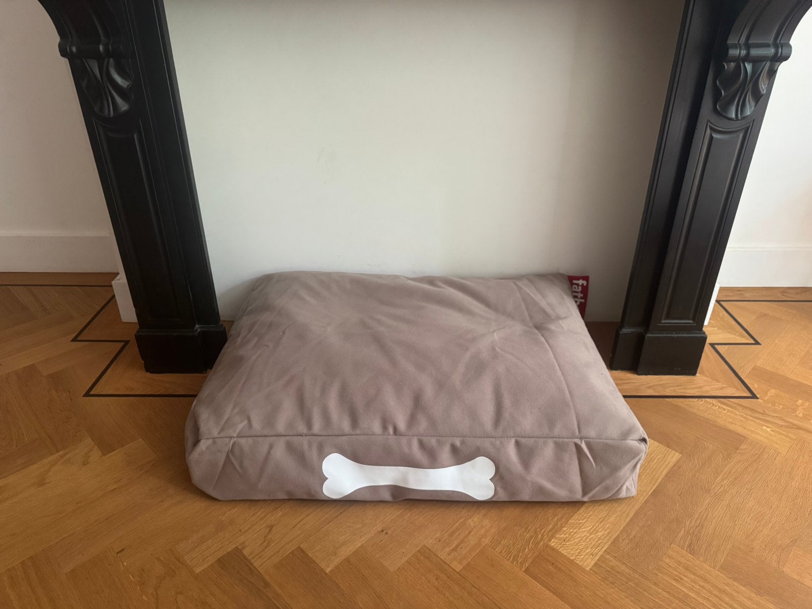Zo goed als nieuwe Fatboy Doggielounge S Canvas – Taupe, Dieren en Toebehoren, Ophalen, Zo goed als nieuw