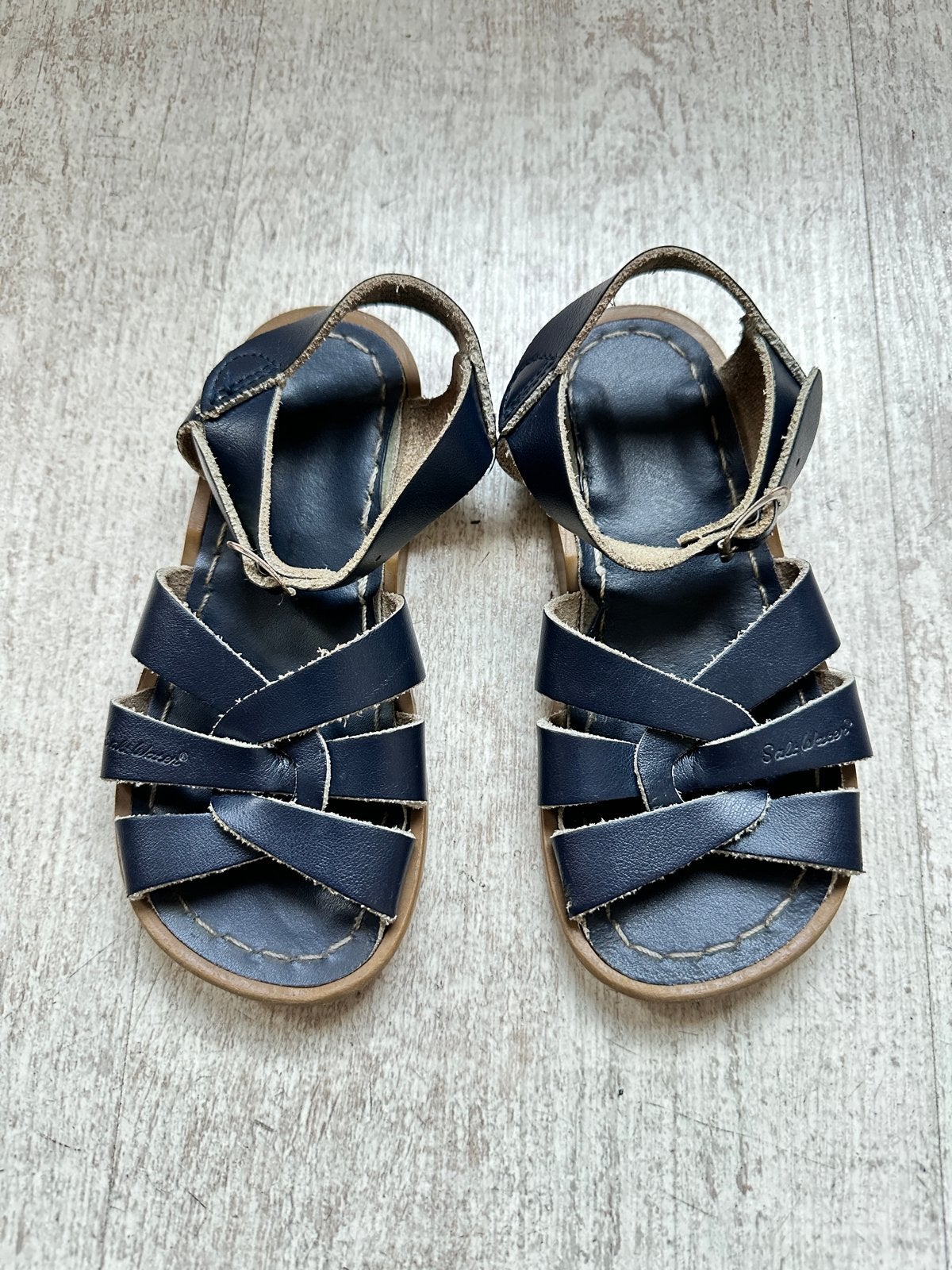 Salt Water Sandal - Donkerblauwe sandalen maat 25, Gebruikt, Meisje, Schoenen, Ophalen of Verzenden