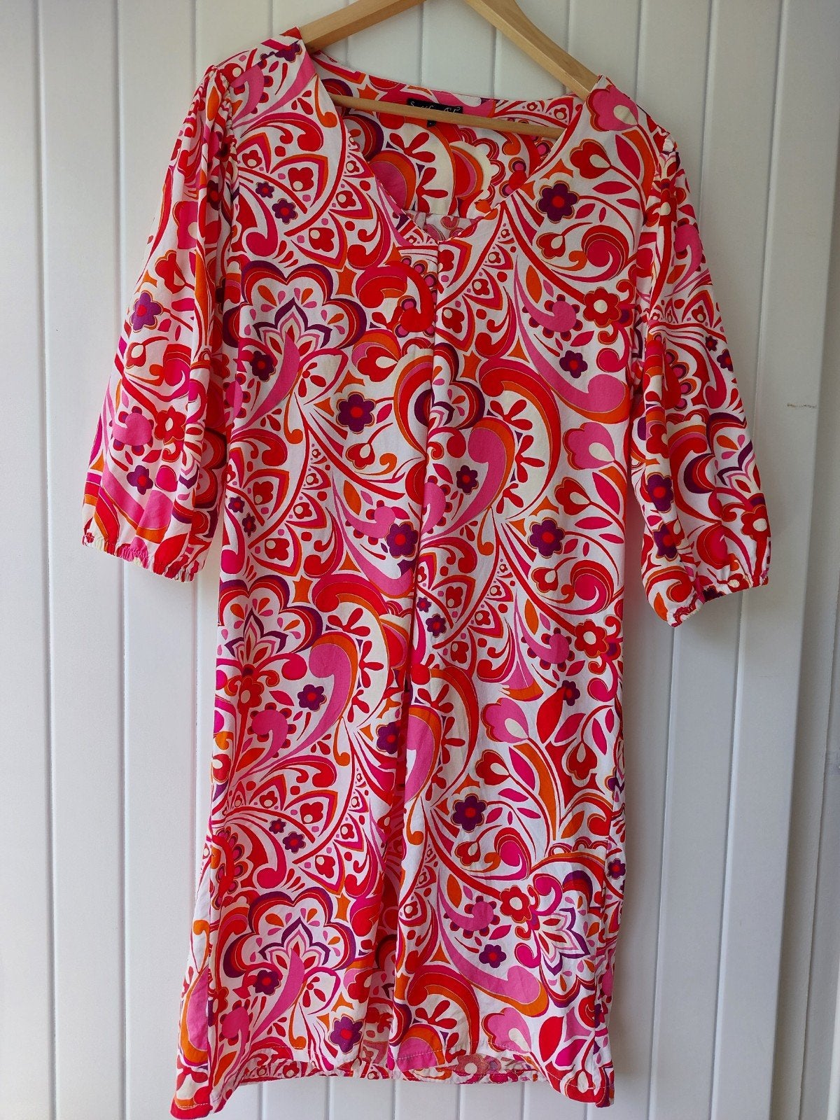 Smashed Lemon jurk met kleurrijke print, maat L, Meerkleurig, Maat 42/44 (L), Ophalen of Verzenden, Zo goed als nieuw