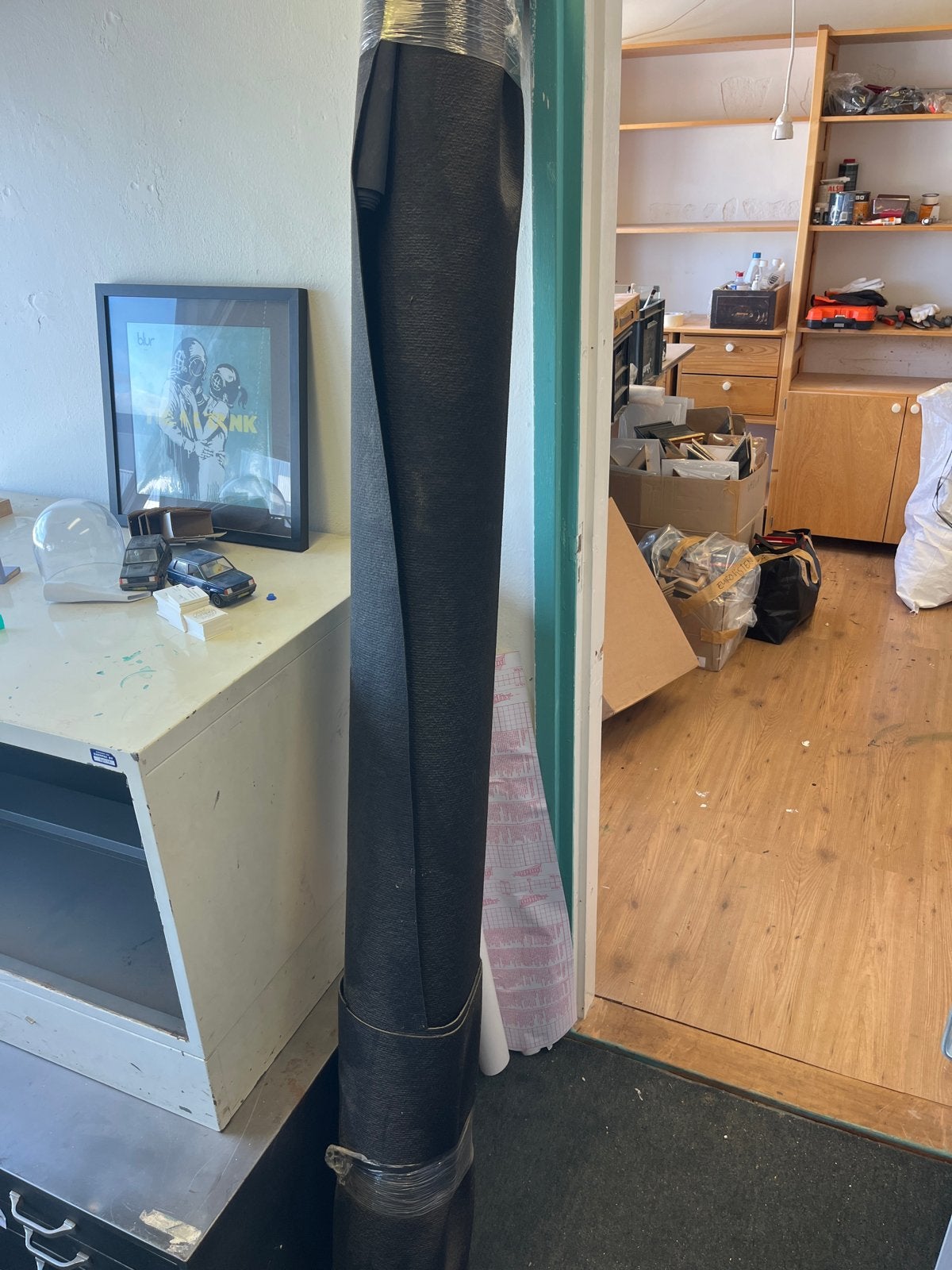 Klittenband stof op rol - Zwart, 2x2 meter, Ophalen, Overige materialen, 120 cm of meer, Zwart