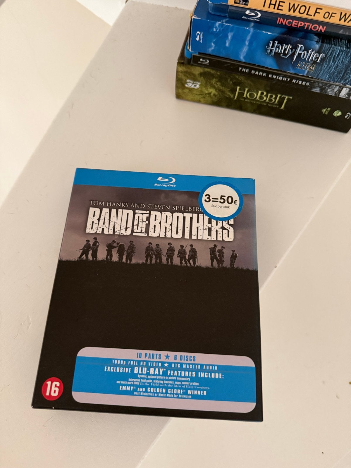 Band of Brothers Blu-ray Boxset - Zo goed als nieuw, Engels, Vanaf 16 jaar, Nederlands, Boxset