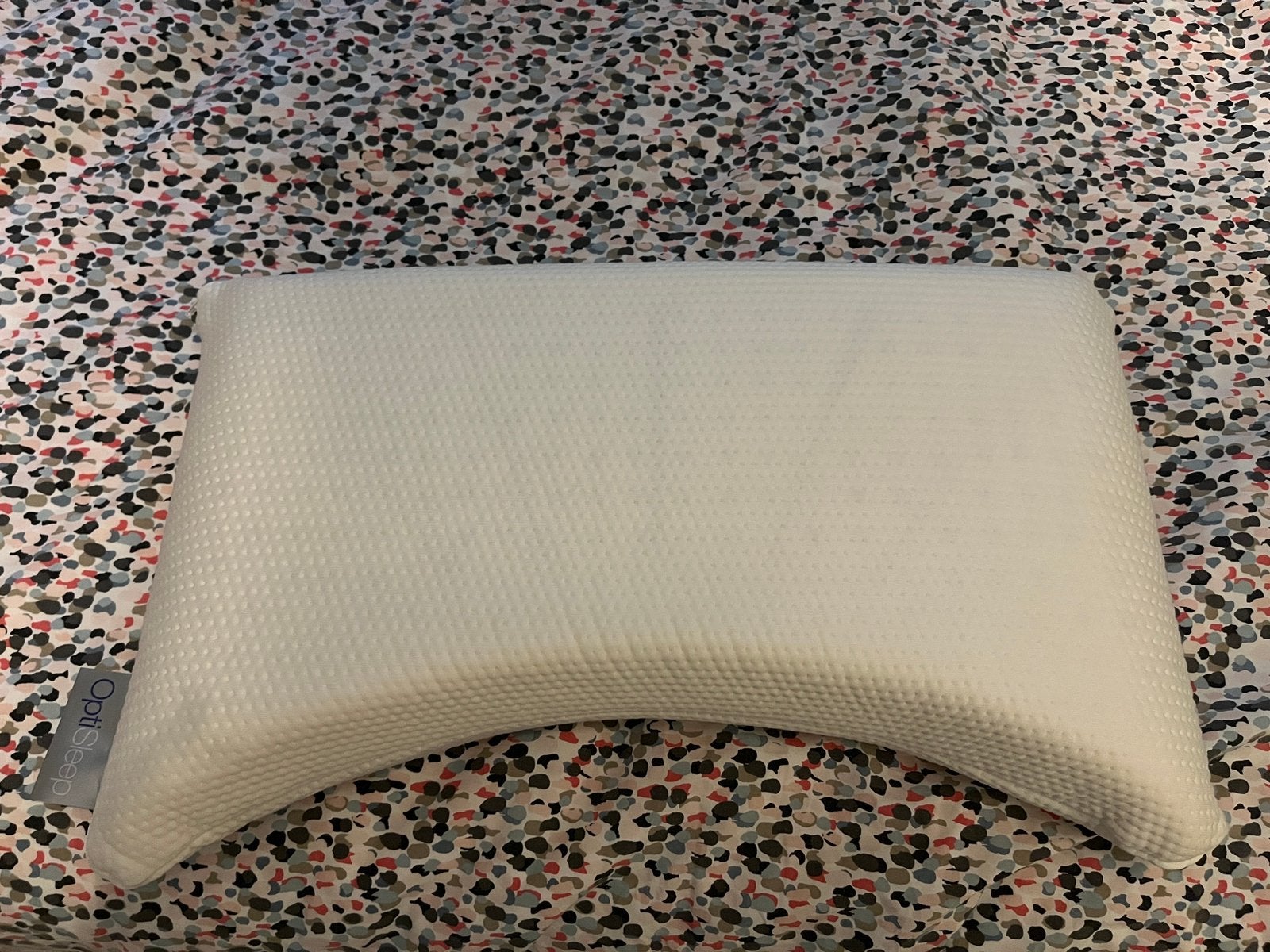 Optisleep OS520 latex gezondheidskussen 14cm soft, Huis en Inrichting, Ophalen, Anti-allergisch, Eenpersoons, Wit