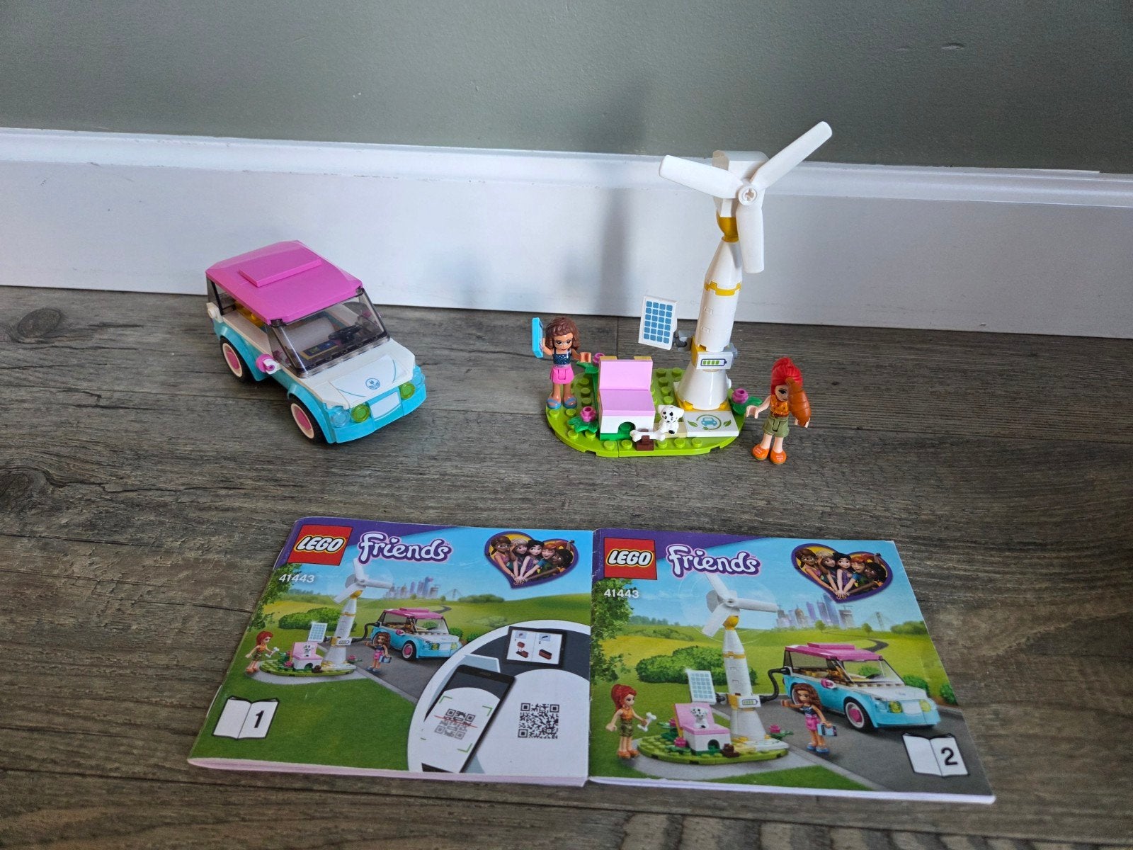 Lego Friends 41443 - Mia's elektrische auto, Lego, Friends, Ophalen of Verzenden, Zo goed als nieuw