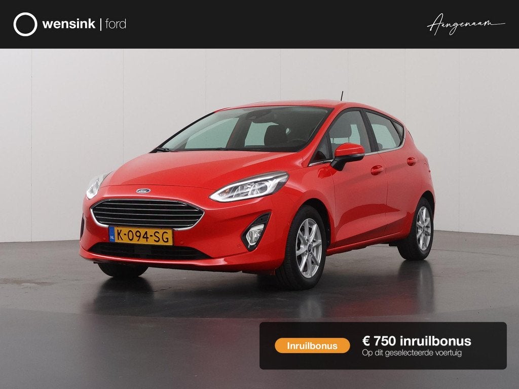Ford Fiesta 1.0 EcoBoost Titanium | Parkeercamera | Climate, Auto's, Ford, 49 €/maand, Bedrijf, 998 cc, Hatchback
