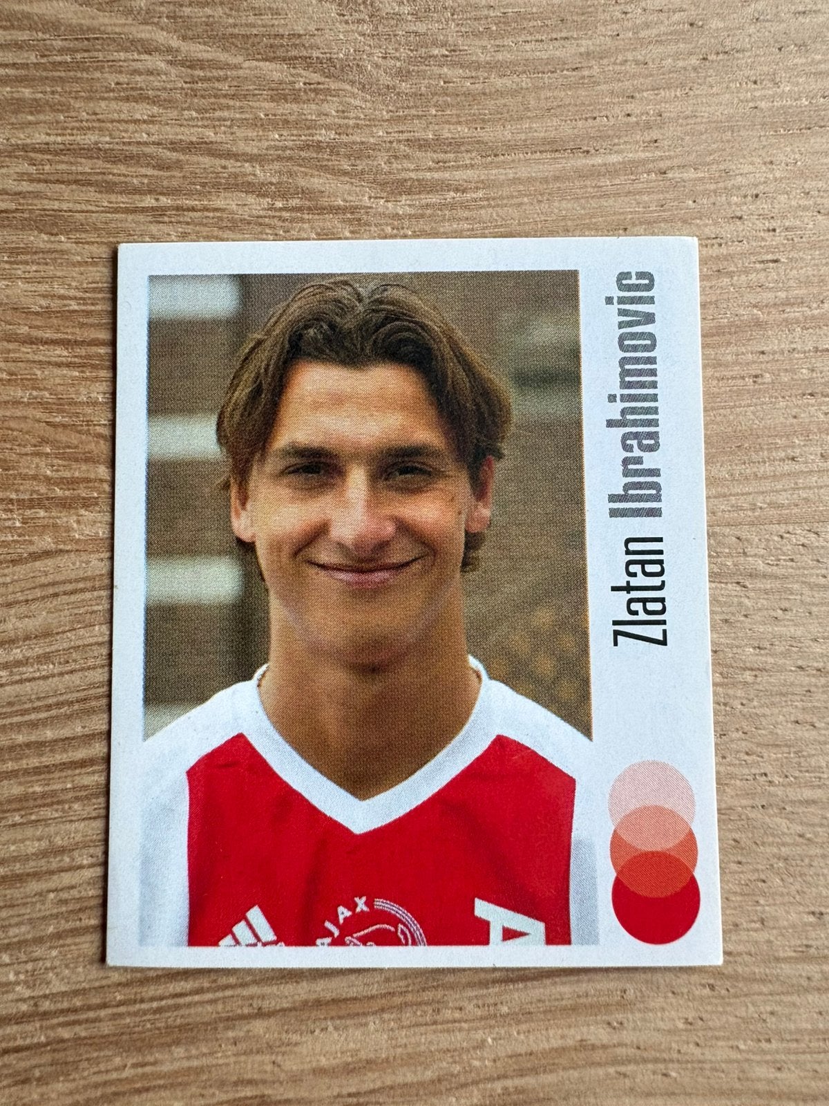 Panini Rookie Zlatan Ibrahimovic, Ophalen of Verzenden, Zo goed als nieuw, Buitenlandse clubs, Poster, Plaatje of Sticker