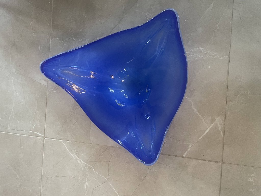 glazen schaal, Schaal, Ophalen of Verzenden, Overige vormen, Glas