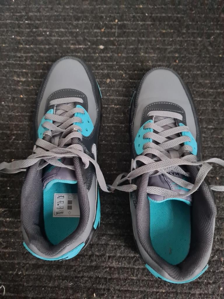Nike Air Max 90 - Herenmaat 38.5, Kleding | Dames, Schoenen, Gedragen, Sneakers of Gympen, Grijs, Ophalen of Verzenden