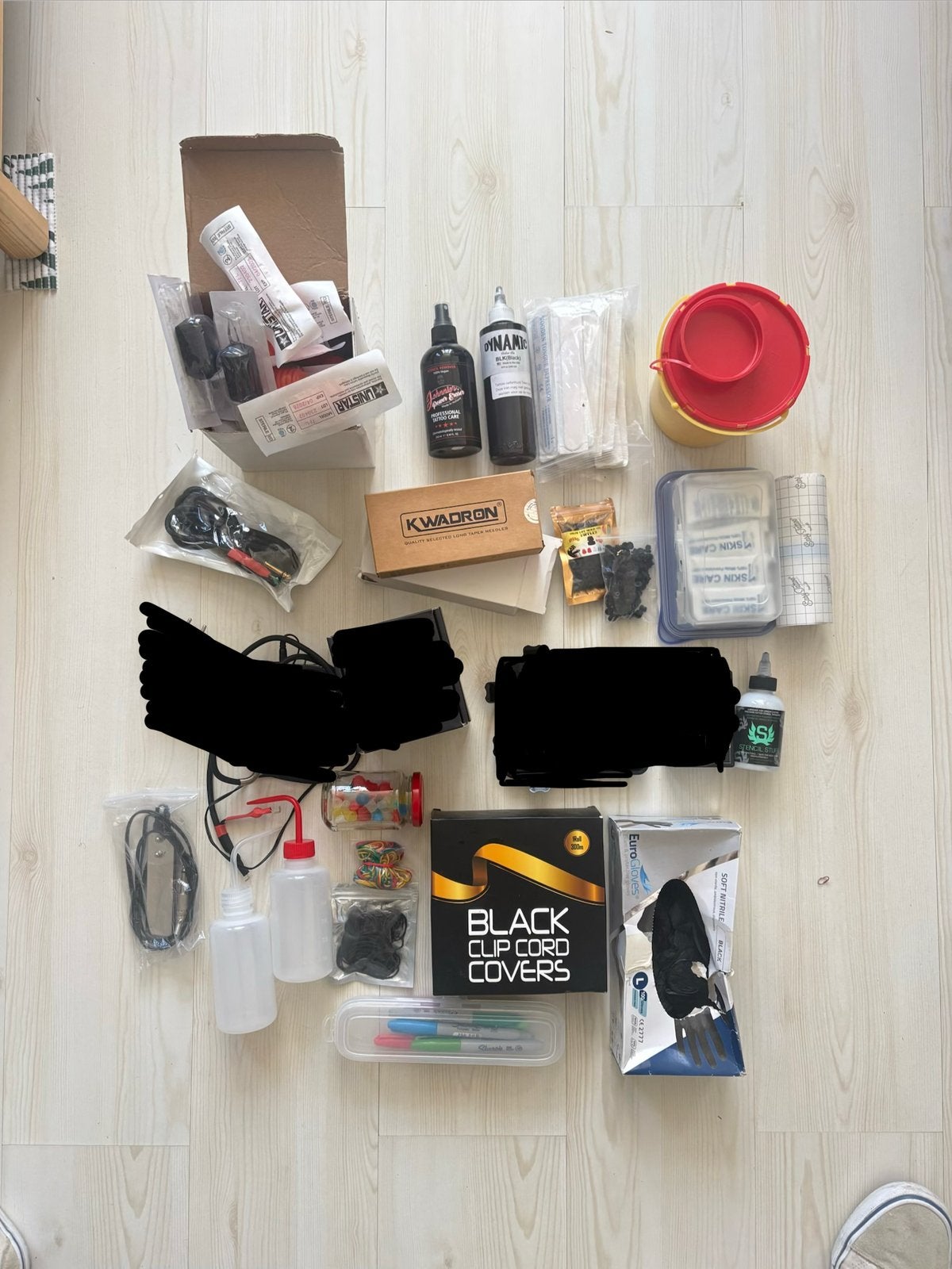 Bak met tattoo supplies, Ophalen of Verzenden, Zo goed als nieuw, Overige typen