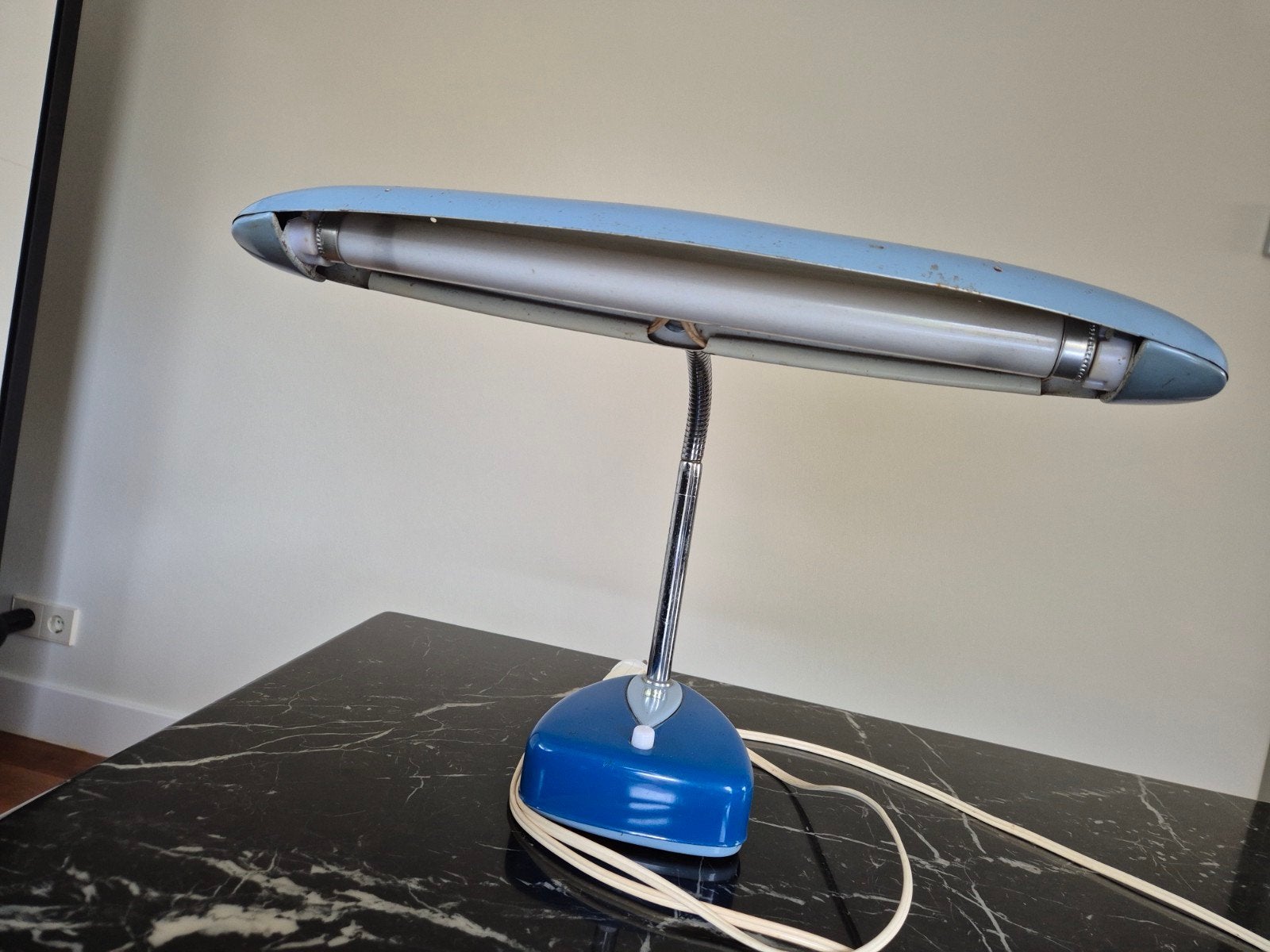Vintage Matsushita Electric bureaulamp, model SD193, Ophalen