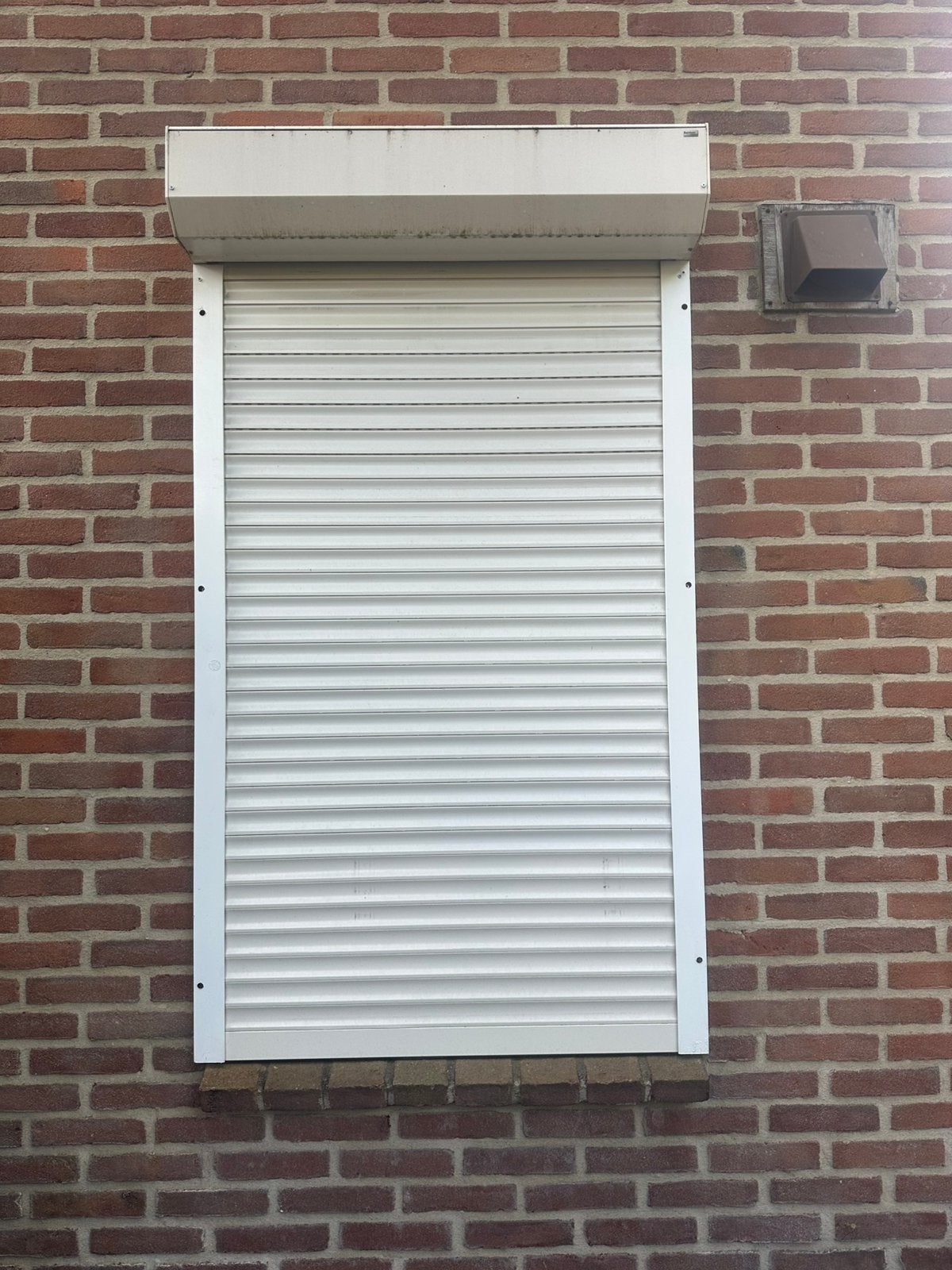 3 witte rolluiken, Ophalen, Gebruikt, Wit, 200 cm of meer
