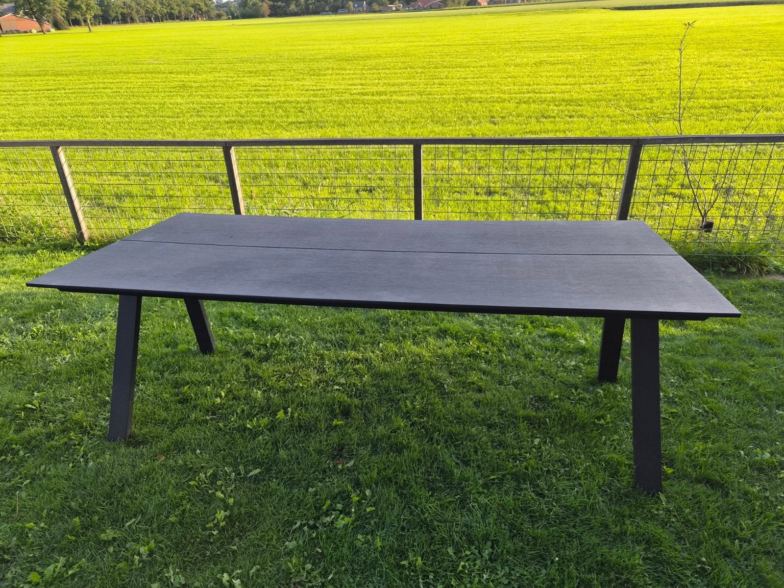 Jysk Tuintafel 220x100 cm - Zo goed als nieuw, Ophalen, Zo goed als nieuw, Rechthoekig