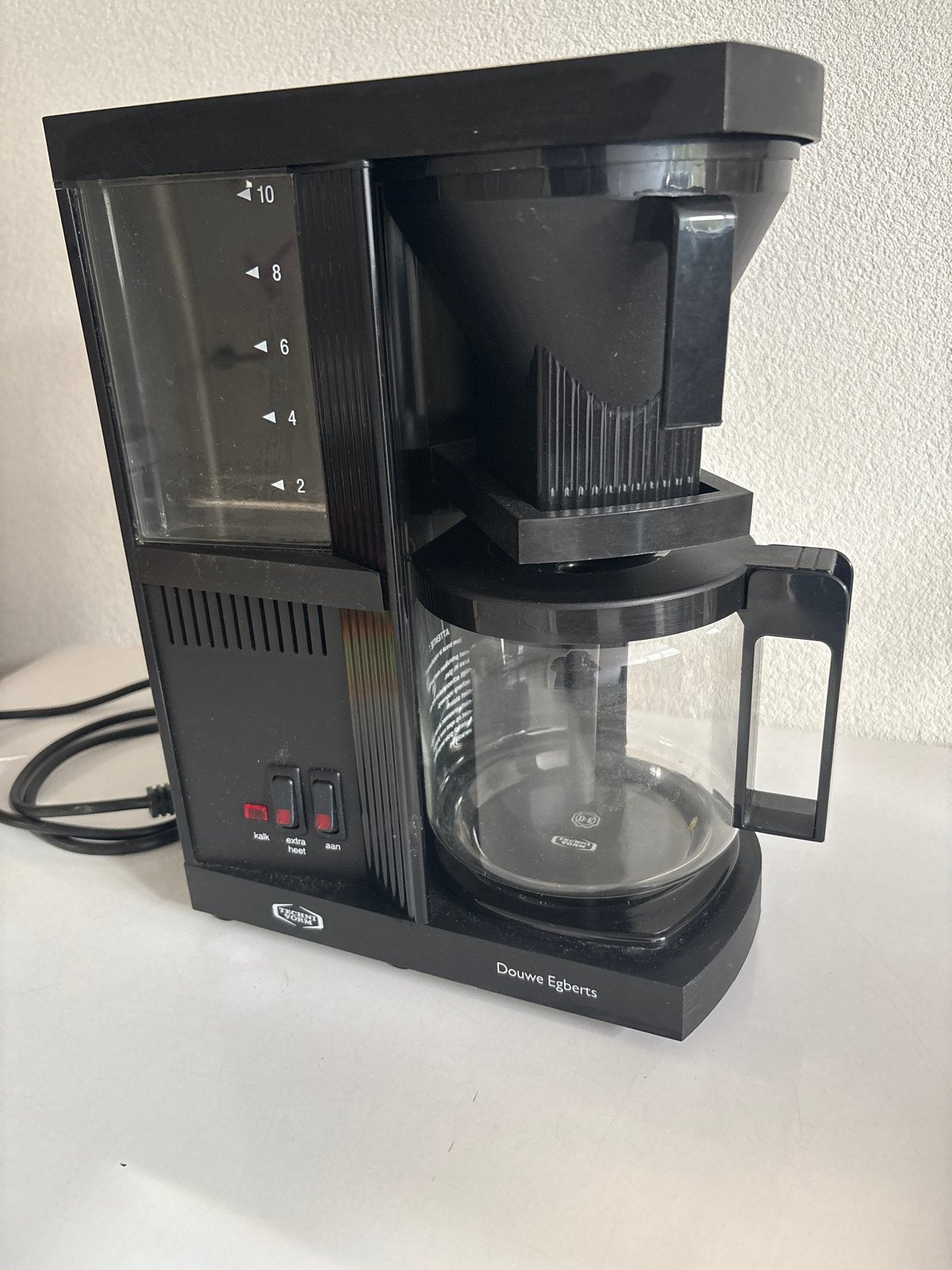 Douwe Egberts Moccamaster Koffiezetapparaat - Zwart, Ophalen, Gebruikt, 10 kopjes of meer, Koffiemachine