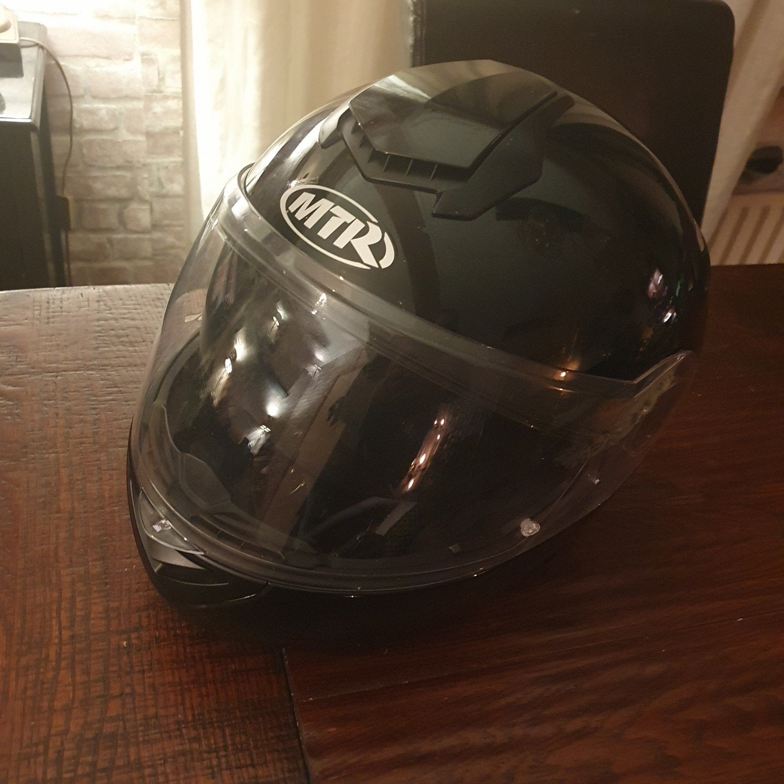 MTR Systeemhelm - Zo goed als nieuw, Motoren, Ophalen of Verzenden