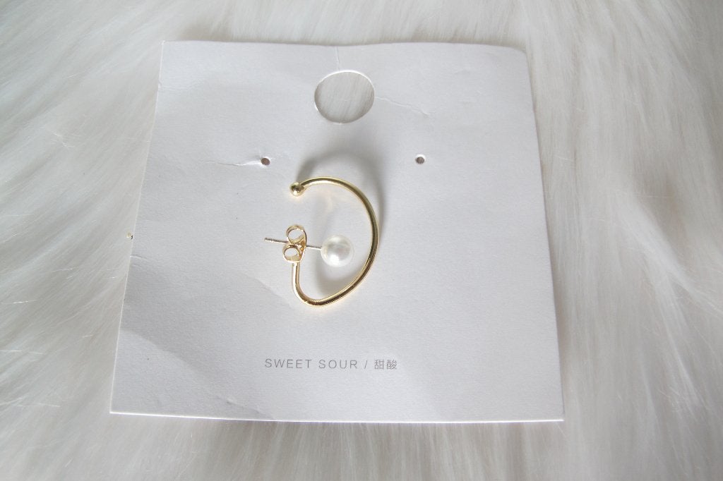 Sweet sour twirl earring, Overige materialen, Nieuw, Ophalen of Verzenden, Knopjes of Stekers