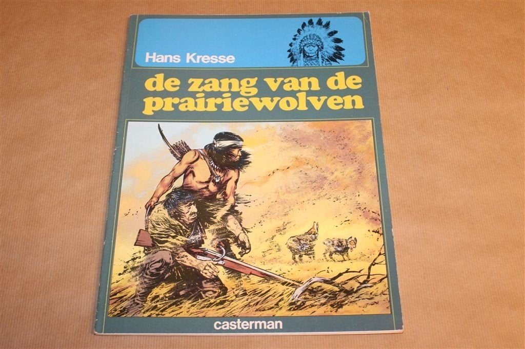 De zang van de prairiewolven - Indianenreeks - Kresse, Boeken, Stripboeken, Eén stripboek, Ophalen of Verzenden, Zo goed als nieuw