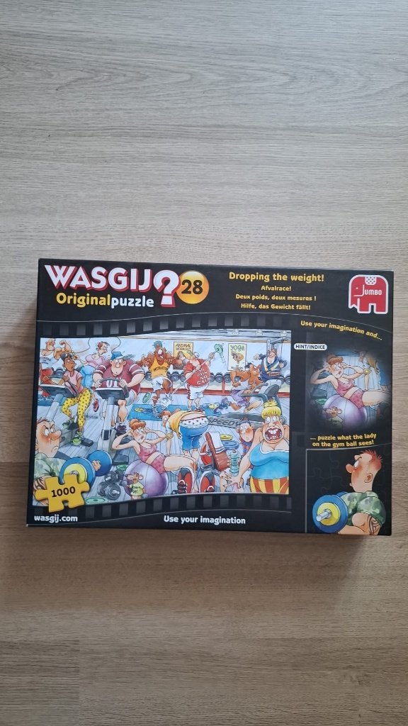 Wasgij puzzel 1000 stukjes - Afvalrace, Ophalen of Verzenden, 500 t/m 1500 stukjes, Zo goed als nieuw, Legpuzzel
