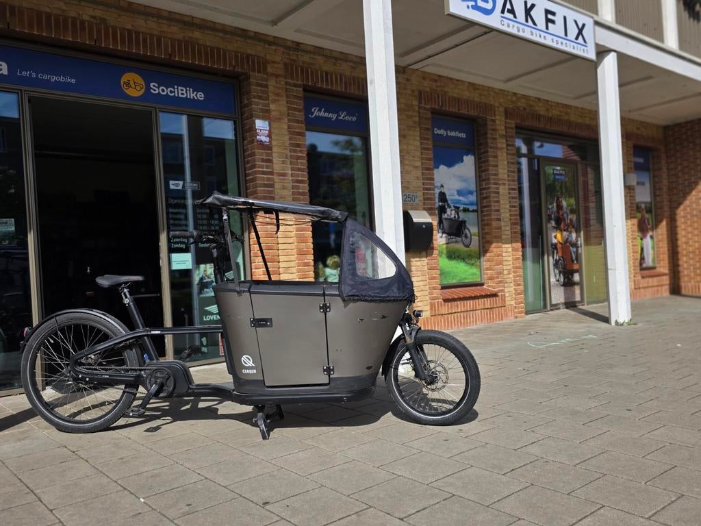2dehands Carqon Bakfiets Ideaal hondenbakfiets, Overige merken, Gebruikt, Huif, Ophalen of Verzenden