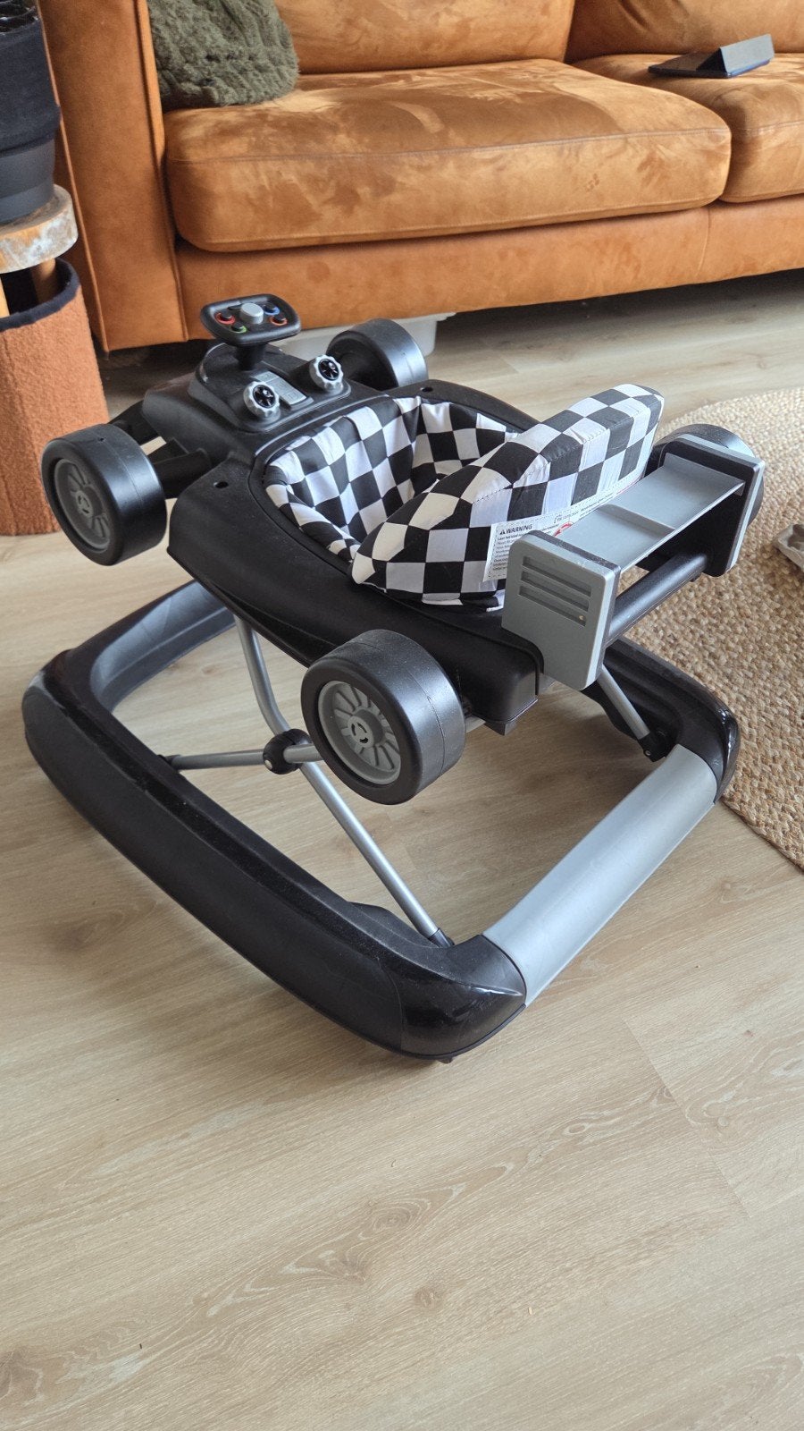 Loopstoel in raceauto-stijl, Ophalen of Verzenden, Gebruikt, Auto, Met wieltjes