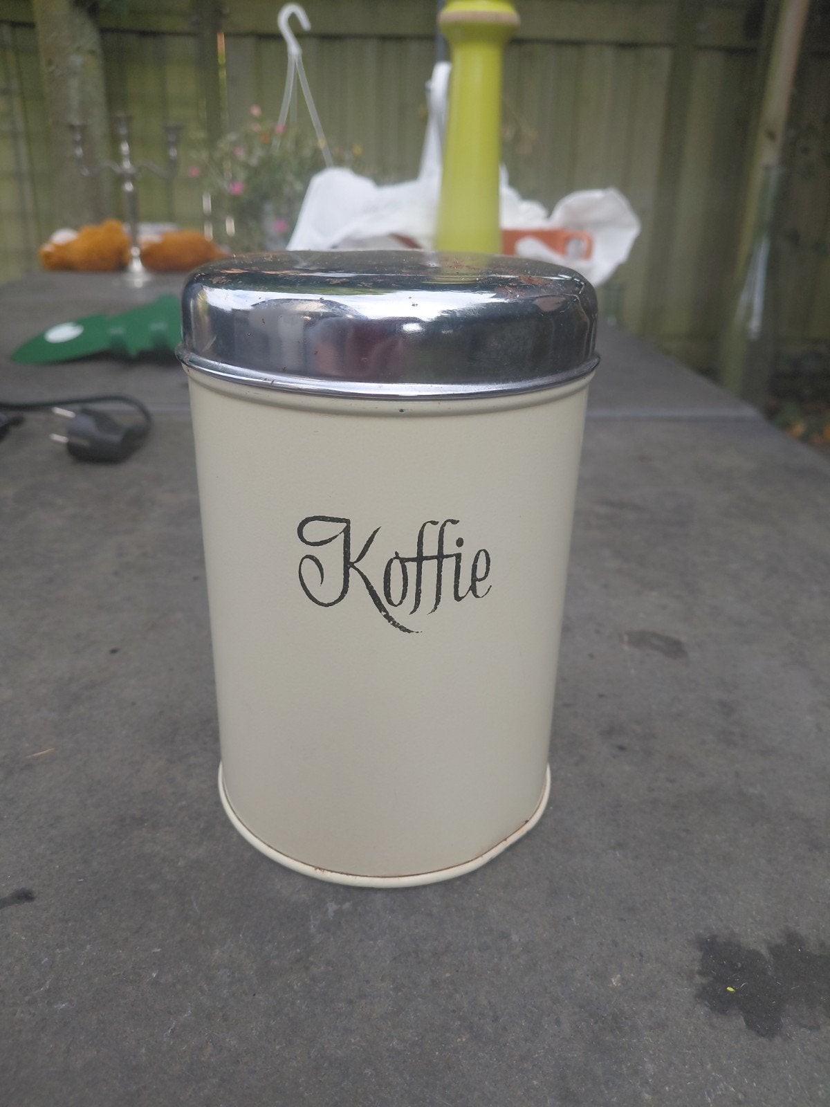 Vintage Brabantia Koffiebus - Made in Holland, Ophalen of Verzenden, Gebruikt, Overige materialen, Pot, Bus of Blik
