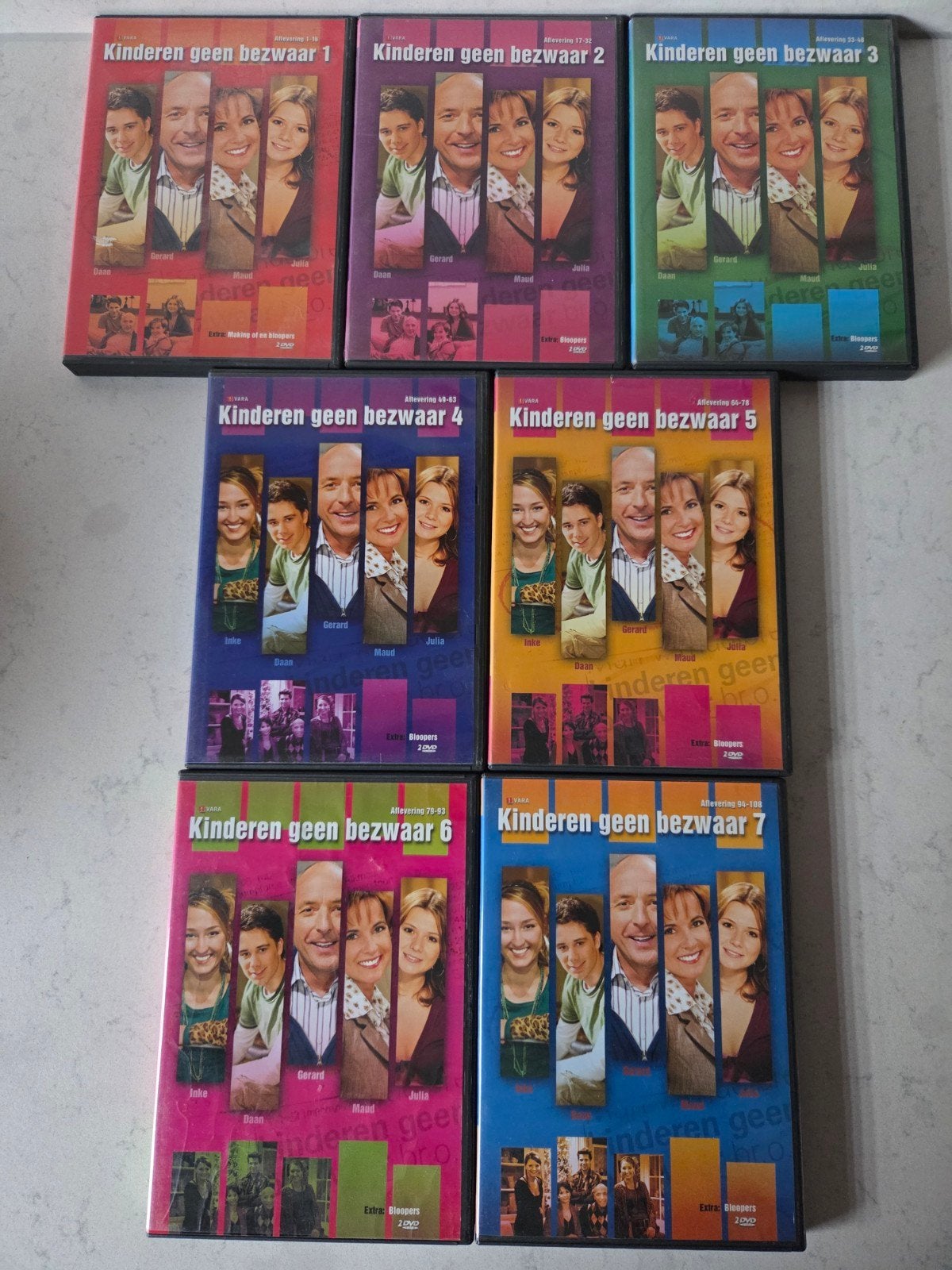Kinderen geen bezwaar - Complete serie deel 1 tm 7, Alle leeftijden, Ophalen of Verzenden, Zo goed als nieuw, Komedie