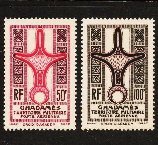 1949 GHADAMES-Frans militair-territorium Italiaanse-kolonie, Ophalen of Verzenden, Postfris