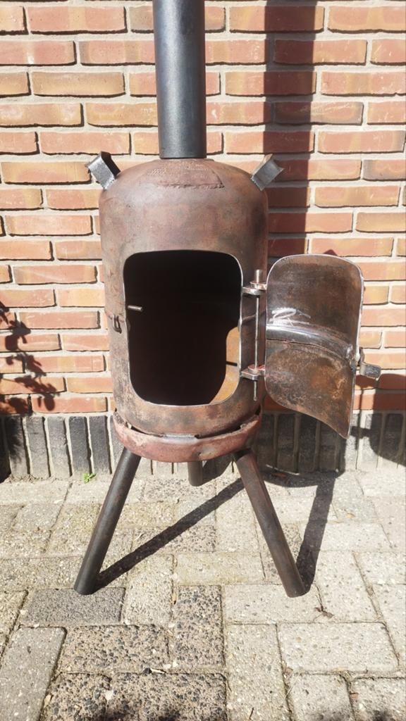 Grote degelijke Tuinkachel tuinhaard vuurkorf Terraskachel, Ophalen, Nieuw
