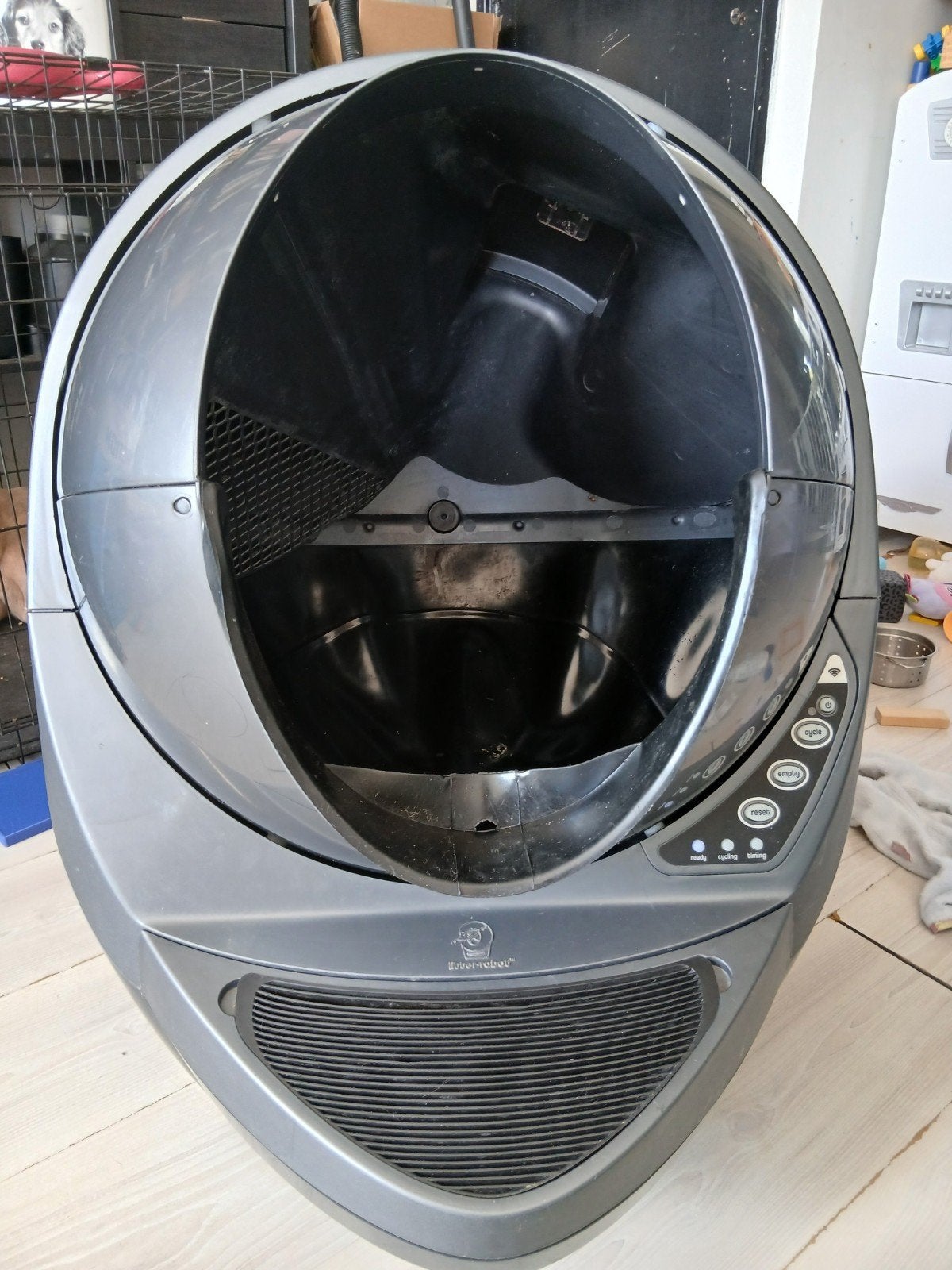 Litter robot 3, Ophalen, Zelfreinigend, Gebruikt, Open