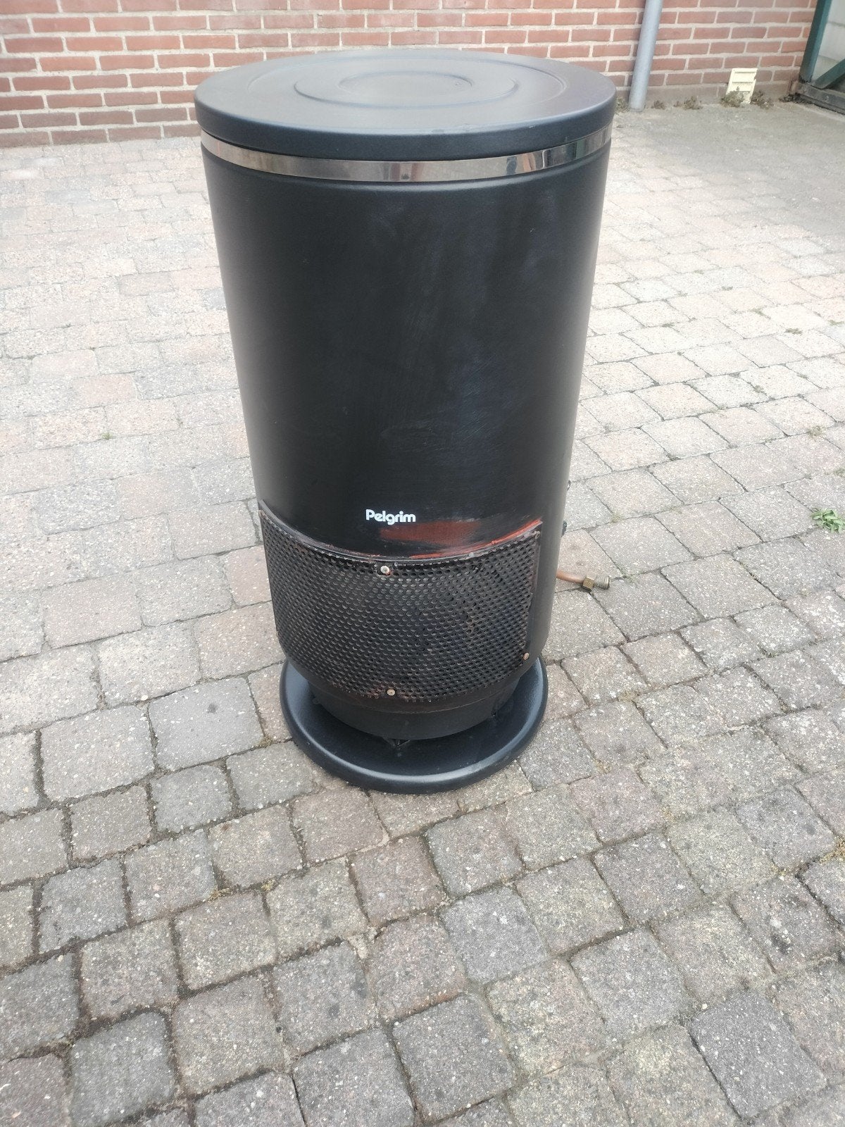 Pelgrim Bambino 70T Gaskachel - 8.0 KW - Zwart, Ophalen, Gebruikt, Gas, Gaskachel