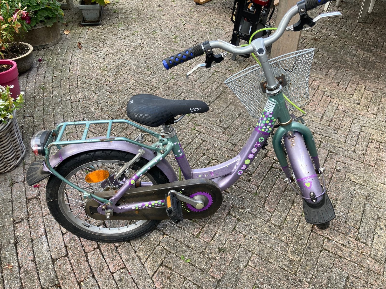 Meisjesfiets 16inch, Ophalen, Gebruikt, 16 tot 20 inch