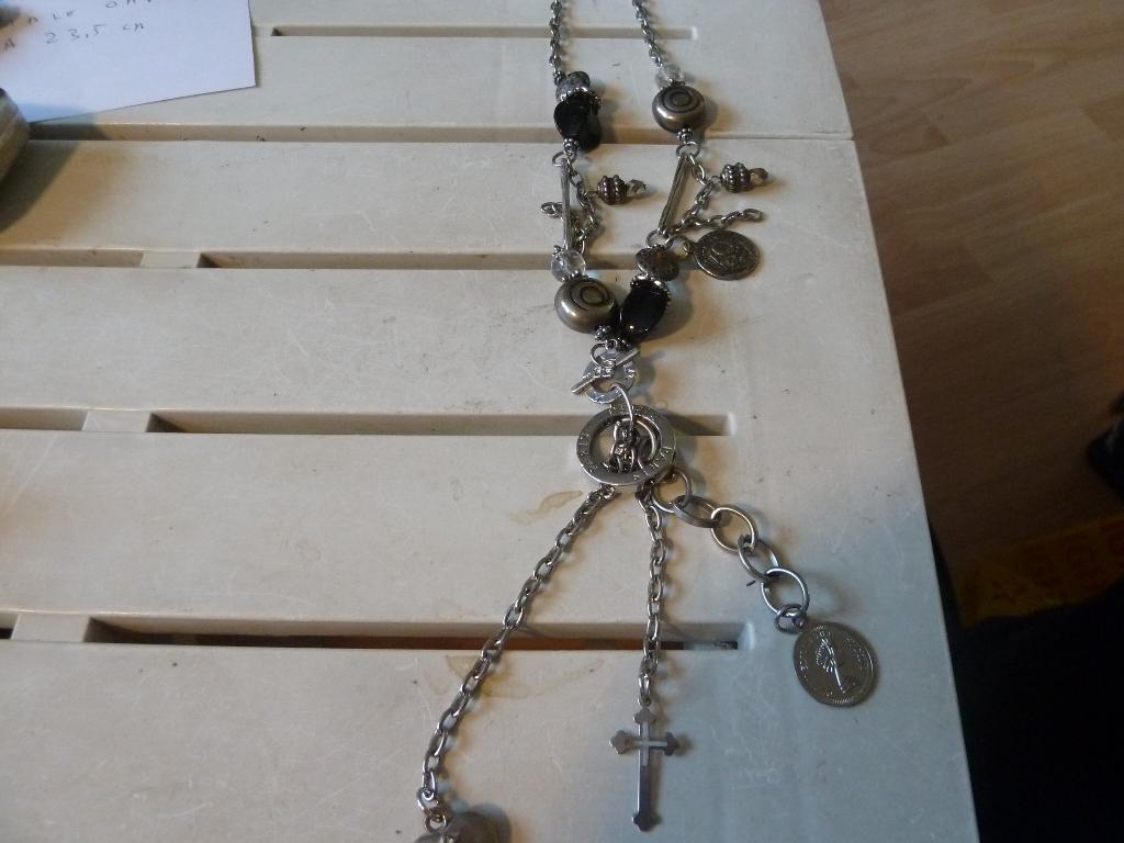 Hals ketting Paris sieraad  van metaal, Sieraden, Tassen en Uiterlijk, Kettingen, Overige materialen, Verstelbaar, Ophalen of Verzenden