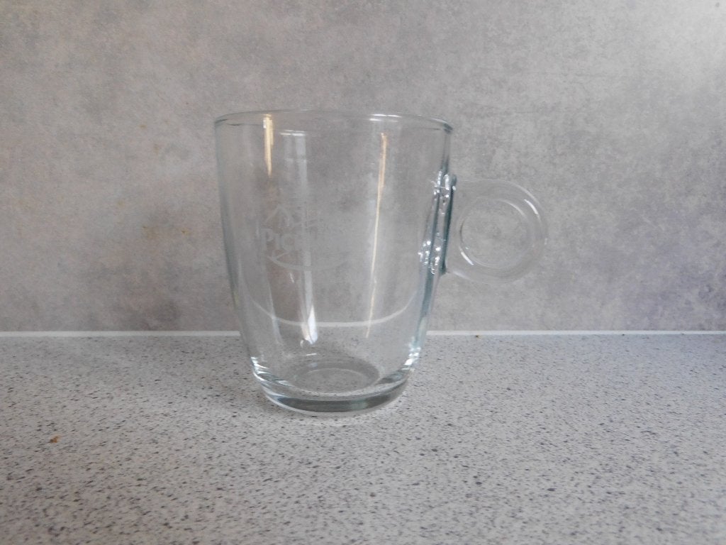 Thee Glas 280 ml. 9x8 cm. Pickwick, Ophalen of Verzenden, Zo goed als nieuw, Overige typen