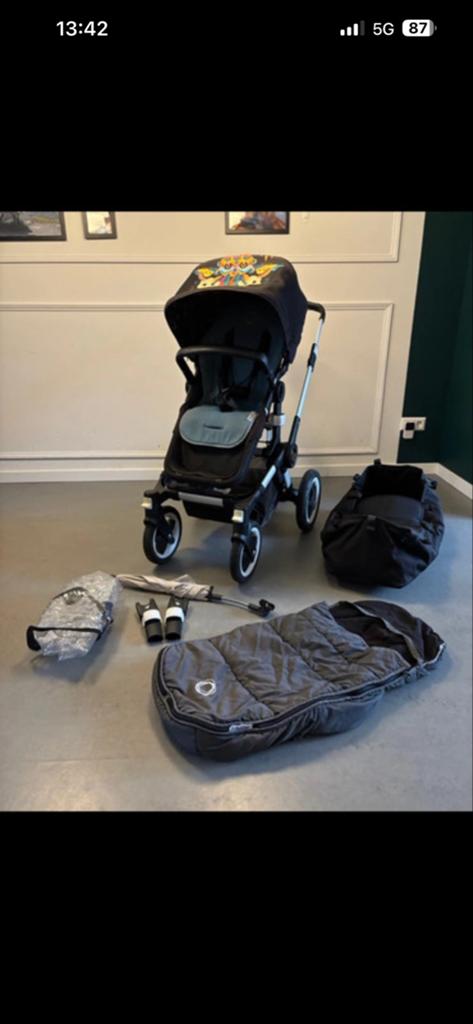 Bugaboo Buffalo Limited Edition Monsters on the Move, Ophalen, Gebruikt, Luchtbanden, Bugaboo