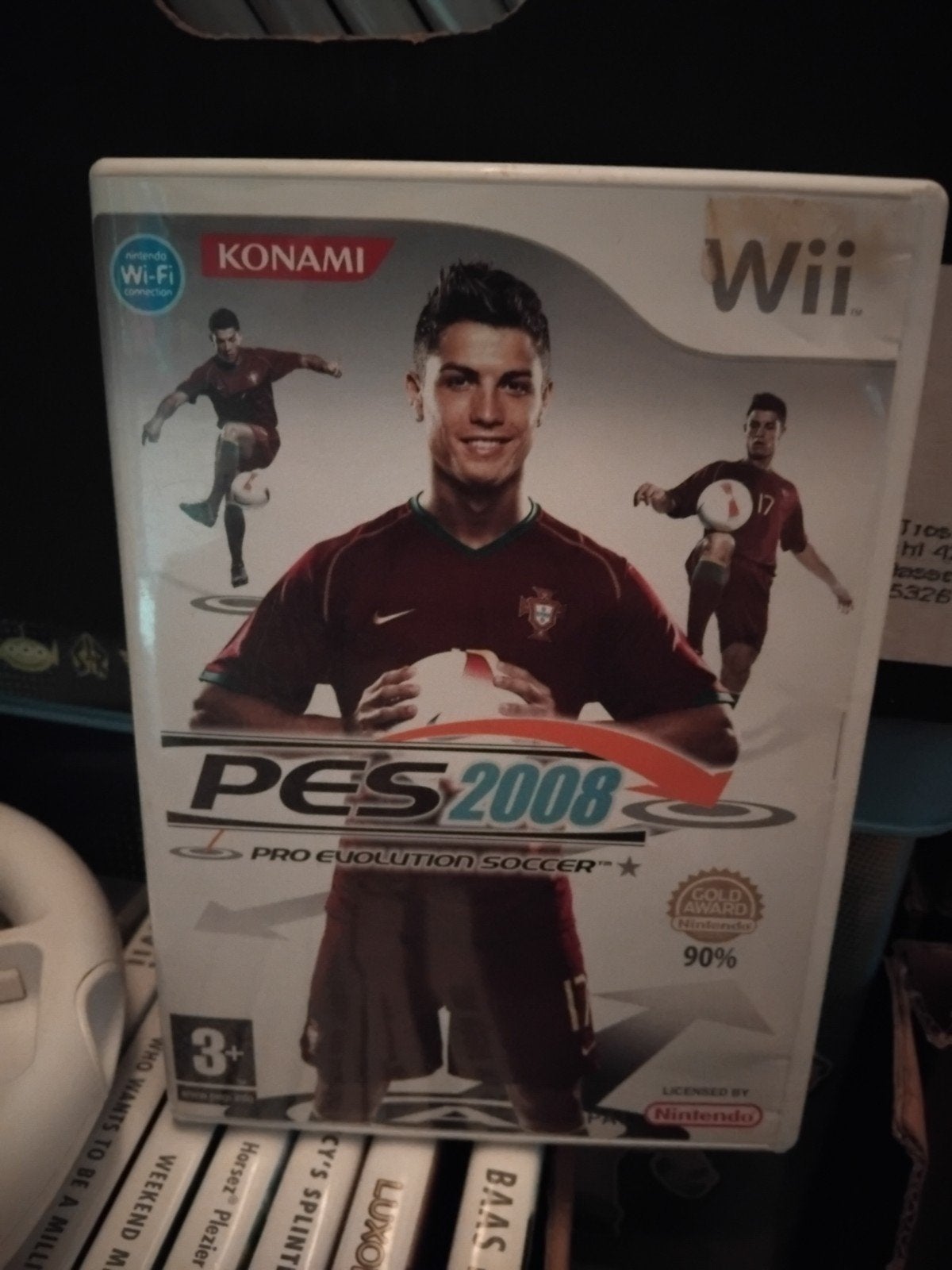 pes 2008 Nintendo wii game, Ophalen of Verzenden, Zo goed als nieuw, Sport, 3 spelers of meer