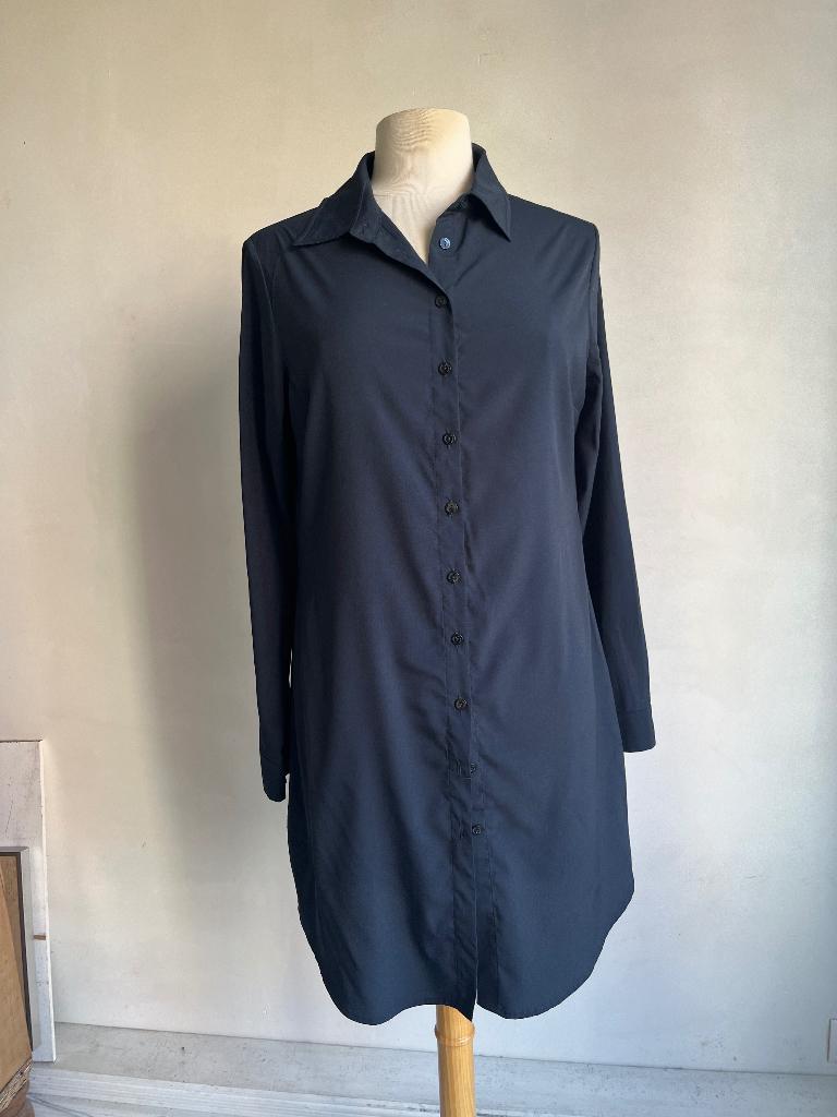 la ligna blouse jurk maat 40 donkerblauw, Maat 38/40 (M), Zo goed als nieuw, La Ligna, Verzenden