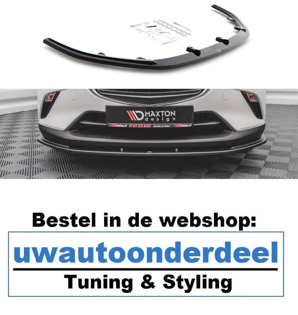 Maxton Design Mazda CX3 Spoiler Lip Splitter, Verzenden, Automotive Parts, A.parts@hotmail.nl, Trasmolenlaan 12 3447 GZ Woerden