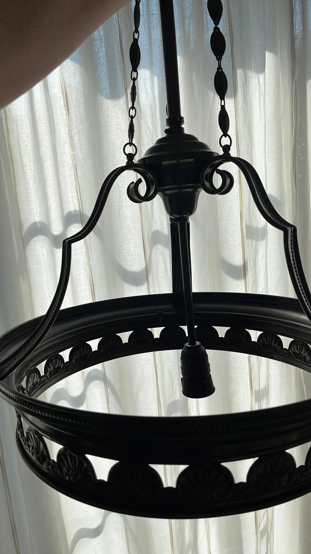Antieke hanglamp, Huis en Inrichting, Ophalen, Gebruikt