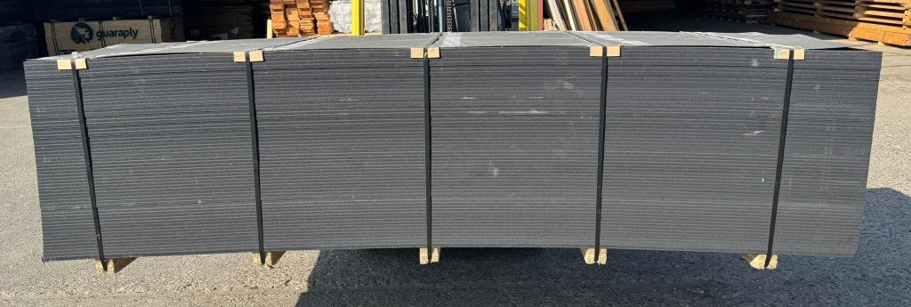 MDF unilin zwart 305x122cm 12mm, Ophalen, Overige materialen, Nieuw, .