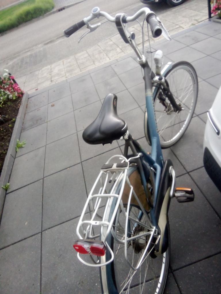 Batavus damesfiets met lage instap, Velgrem, Batavus, Ophalen of Verzenden, 53 tot 56 cm