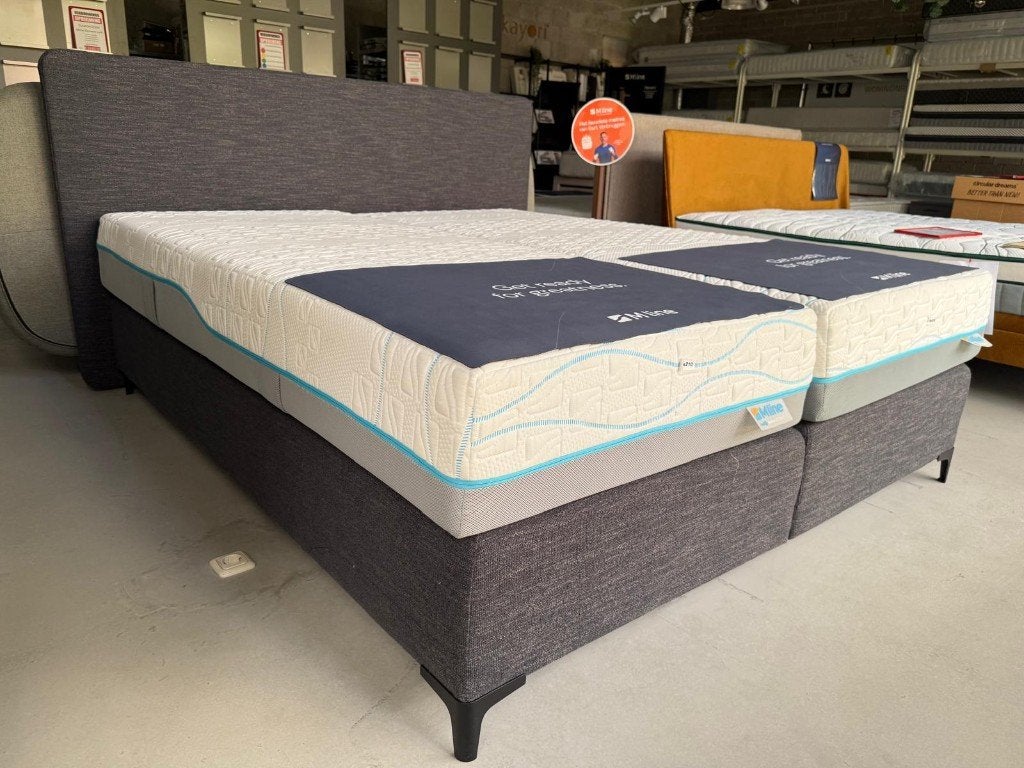 Mline Boxspringset Suprème 180x210 Vlakke uitvoering, Ophalen, 210 cm, 180 cm, Nieuw