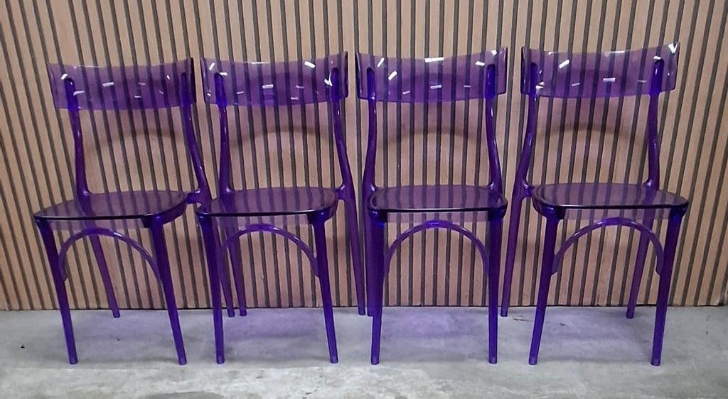 13 x colico milano transparant stoelen cafestoelen horeca, Huis en Inrichting, Stoelen, Ophalen of Verzenden, Zo goed als nieuw