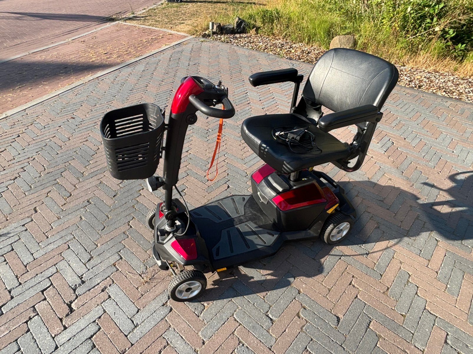 Te koop: inklapbare scootmobiel in nette staat., Ophalen, Gebruikt