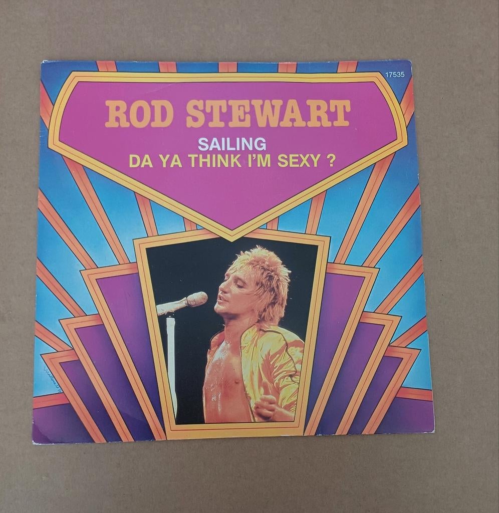 Rod Stewart  - Sailing/Da Ya Think I'm Sexy, Gebruikt, 7 inch, Single, Ophalen of Verzenden