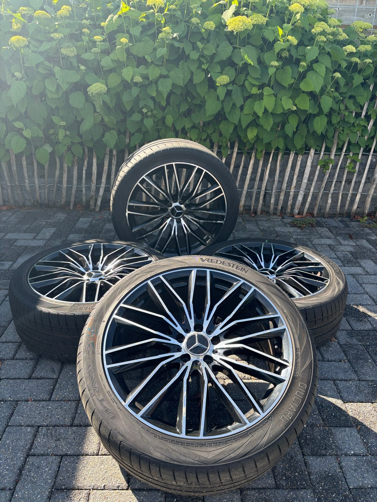 Originele Mercedes velgen met Vredestein banden 255/40ZR20, Auto-onderdelen, Banden en Velgen, Ophalen, 255 mm, Banden en Velgen