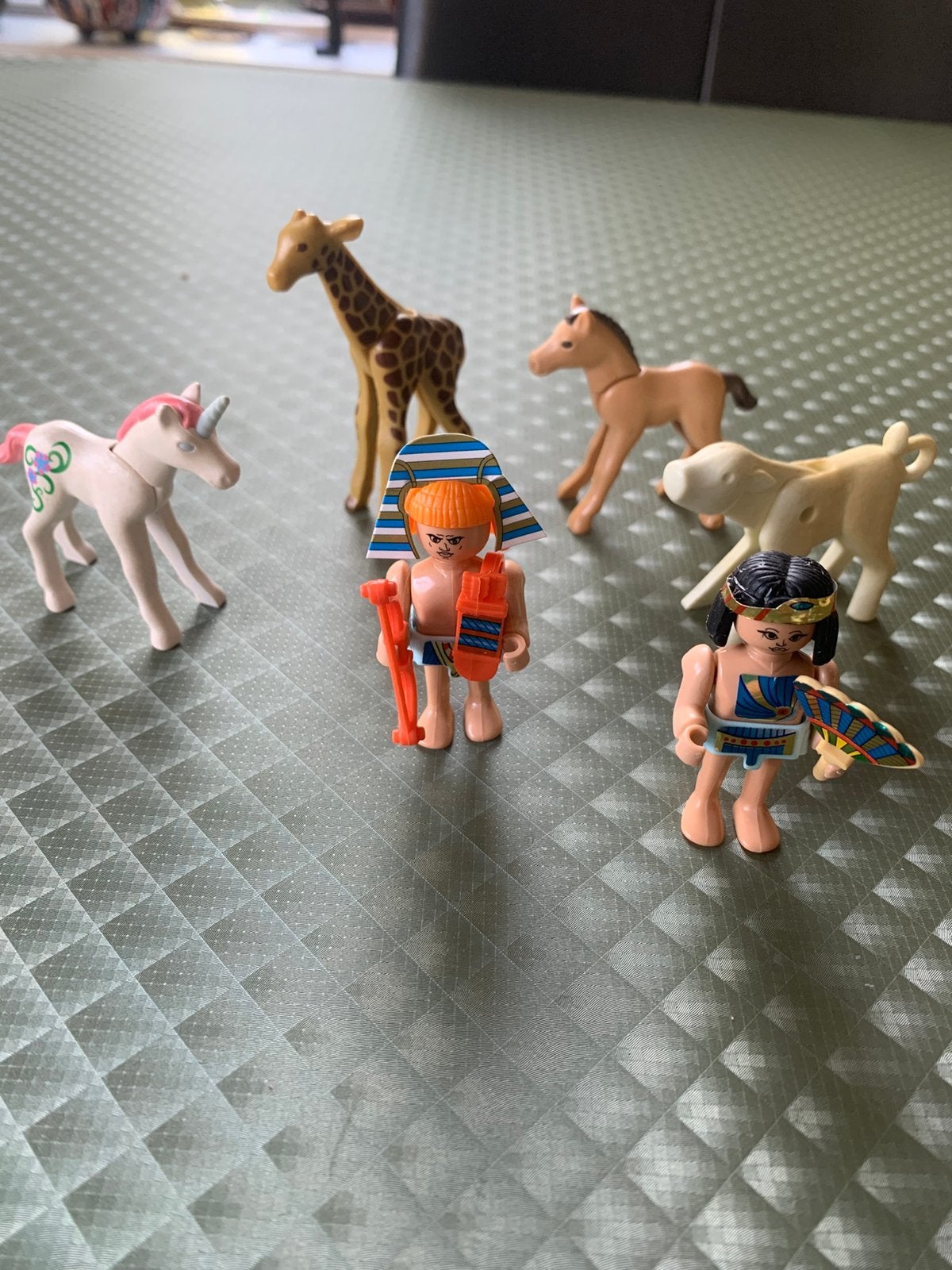 Playmobil dieren+ 2 Egyptische poppetjes, Ophalen of Verzenden, Zo goed als nieuw