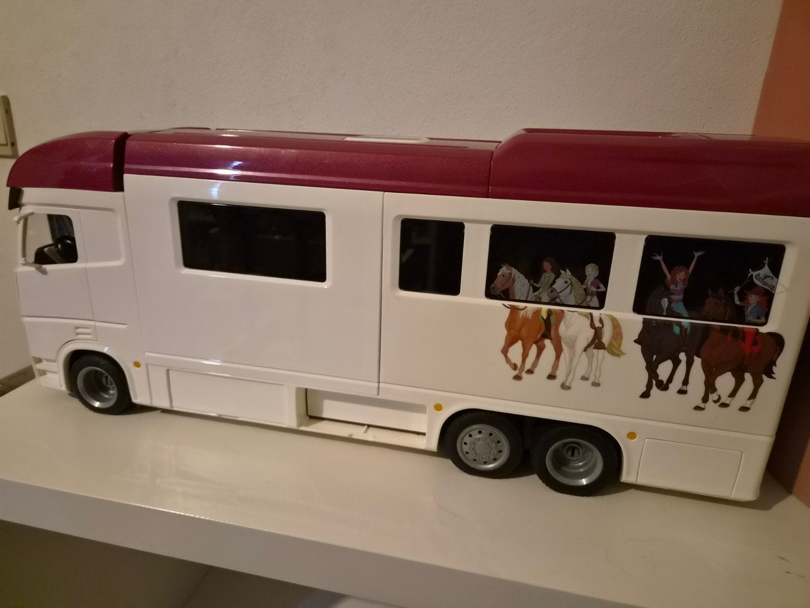 Grote Schleich set: Camper, Rijbak, Huis, Stallen en Paarden, Ophalen, Barbie