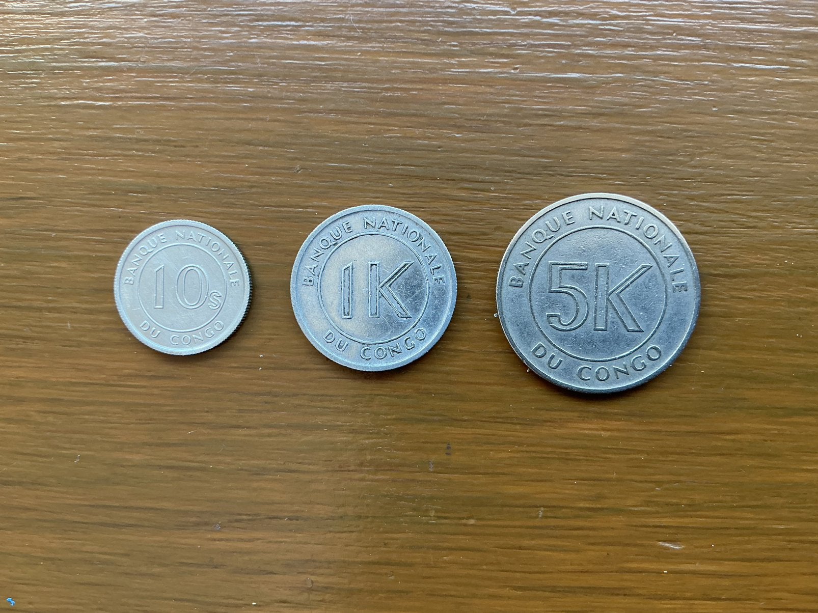 Munten Belgisch Congo, Postzegels en Munten, Ophalen of Verzenden, Overige landen