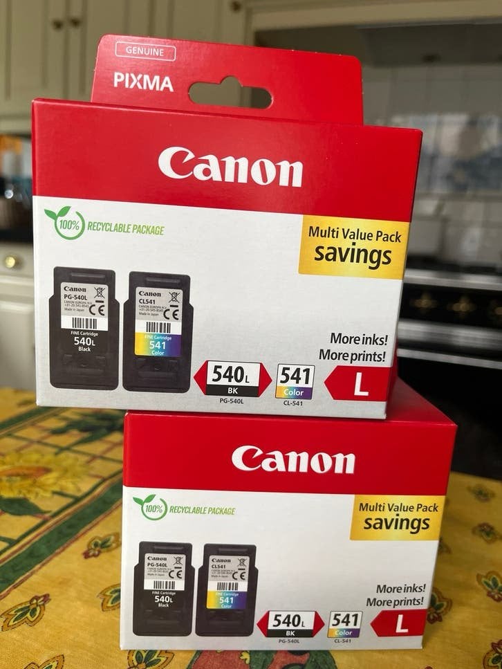Canon PG-540L & CL-541L Inktcartridges - Multipack, Computers en Software, Ophalen of Verzenden, Nieuw, Cartridge