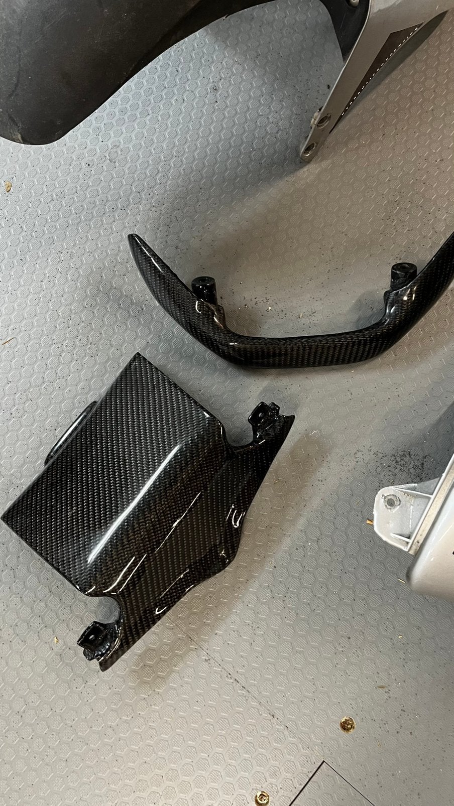 Carbon Spoiler en Kapje Gilera Runner, Ophalen of Verzenden